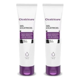 2 Gel Cicatricure 60g Desvanece Cicatrices En Cara Y Cuerpo Mixta Día/noche