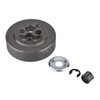 Cancanle 3/8 6T Clutch Drum Sprocket Washer E-Clip Kit for