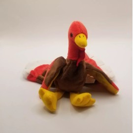 Ty Vintage Retired 1996 TY Beanie Baby Gobbles The Turkey NWT