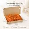 Gypsophila-Style Mini Flower Stems, Orange, 100-Piece Arrangement Set