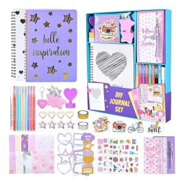 Kit De Diario Para Niñas Agendas Diy Juego De Albumes 200pzs
