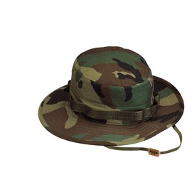 Rothco 100% Cotton Rip-Stop Boonie Hat - Ultimate Sun Defense Bucket Hat for Outdoor Adventures (US, Numeric, 7 1/4, Woodland Camo)