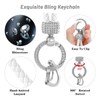 COGEEK Key Fob Cover with Bling Lanyard, Key Fob Case
