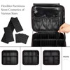 Travel Makeup Case Storage Make Up Tools Cosmetic Bags Black