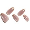 GLAMERMAID Uñas postizas de gel suave y brillante estilo francés