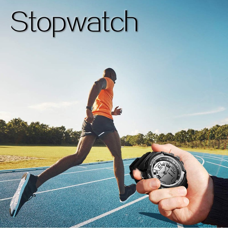 BANGLIN 100m Water Resistant Sport Diver Watch Underwater Submersible Stopwatch