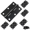 Augiimor 6Pcs Small Folding Butt Hinges, 76 x 50 x