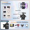 Jishane Compact Camera Tripod with One Key Operation for 360°