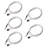 Fasizi 5Pcs 1Meter Thermistor Temperature Sensor HT-NTC100K 350℃ High Temperature