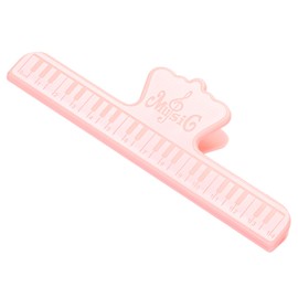 MECCANIXITY Music Book Clip Page Holder ABS for Piano Music Reading Stand Music Book Sheet Important Documents Pink