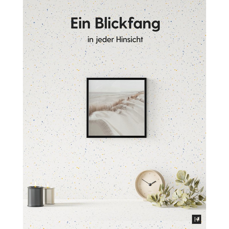 Heimlich® 1 x Picture Frame, 25 x 25 cm, Black