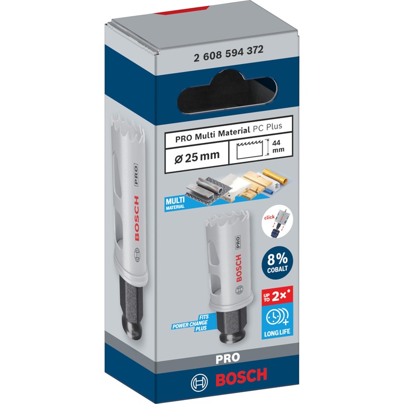 Bosch 1x PRO Multi Material Power Change Plus Hole Saw