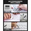 Nicpro 4 Pack Mechanical Pencil 0.5 mm with Case, MB1000
