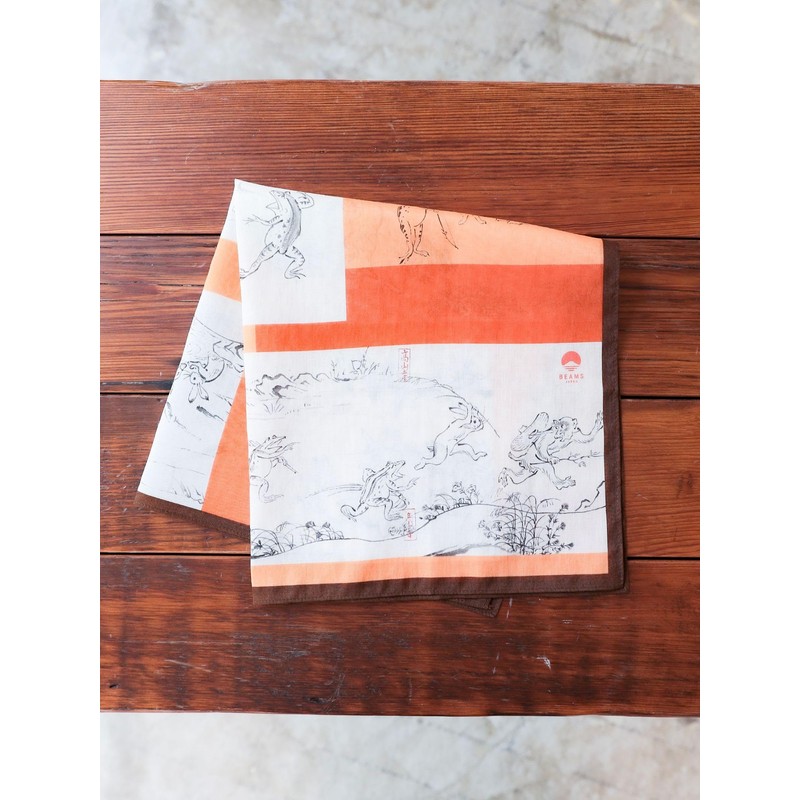 Beams Japan Handkerchief Bandana (Special Order) Hitoshi Yamamoto Shoten Choju-Giga