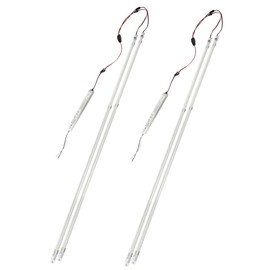 jimwhen 2Pack 3500K Warm Soft kit, 4FT LED Magnetic Mount Retrofit Kit, 24W = 60W Fluorescent Light, Super Bright 3600LM, Recessed Panel and Troffer Light Retrofit kit, Quick Repair, Transparent Cover