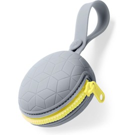 Skip Hop Sostenedor De Chupetes: Bolsillo Para Chupetes De Silicona Apto Para Lavavajillas, Gris