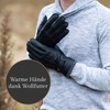 NF NITZSCHE fashion - Leather gloves for men - smartphone