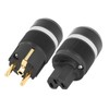 Monosaudio Pure Copper 24K GoldPlated Power Plug for Audio Power