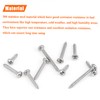 #4 x 3/8" 1/2" 5/8" 3/4" 1" Wood Screws Set,
