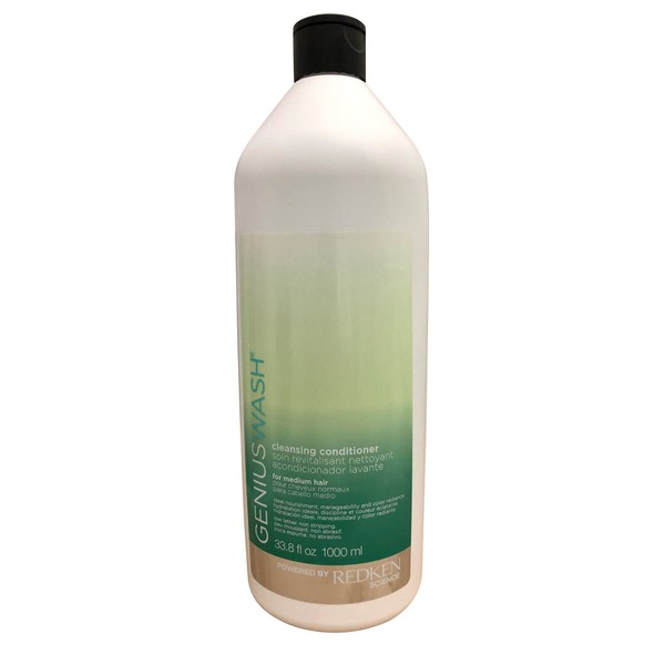 Redken Genius Wash Cleansing Conditioner Medium Hair 33.8 OZ