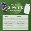 Zipvit Ashwagandha KSM 66 2000 mg with Vitamin B6, B5