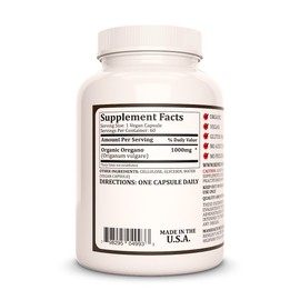 Remedy’s Nutrition Mediterranean Oregano | 1,000 mg, 60 Vegan Capsules Herbal Dietary Supplement | Two Month Supply