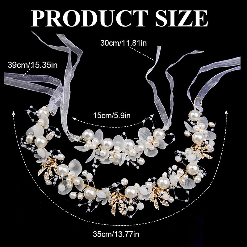 Flower Girl Headpiece, Flower Girl Headband with Wristband First Holy