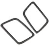 2pcs Carbon Fiber Dashboard Air Vent Cover Trim Paste Installation