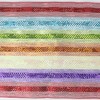 MEEDEE Rainbow Deco Mesh 10 Inch Rainbow Mesh Ribbon Fabric