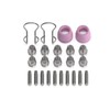 TOOLIOM 24Pcs Plasma Cutter Torch Consumables AG-60 Cutting Torch Nozzles