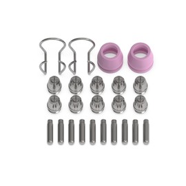 TOOLIOM 24Pcs Plasma Cutter Torch Consumables AG-60 Cutting Torch Nozzles Tips Kit for SG-55 AG-60 WSD-60 for TL-50C/HF Pro TL-CUT-50PRO