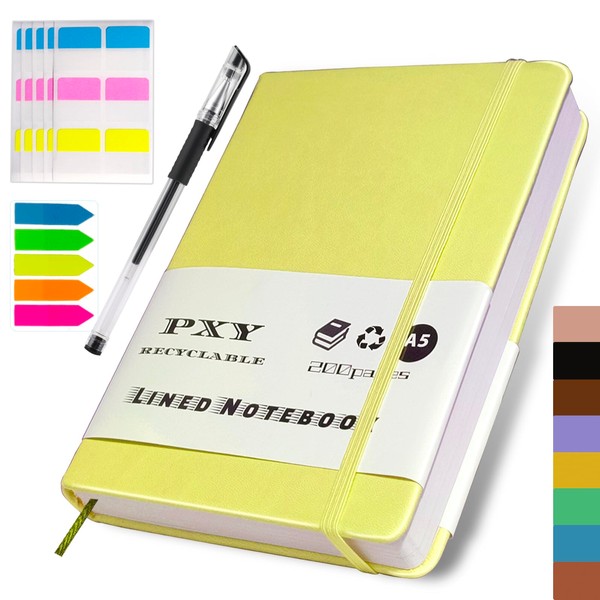 Luxury Premium Lined Journal Notebook, 200 Pages Real 100 GSM