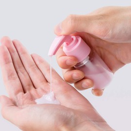 YXC Juego de botellas vacías de viaje para cosméticos o cosméticos líquidos, a prueba de fugas (traje rosa)