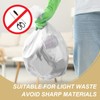 4 Gallon Clear Trash-Bag Small Garbage-Bags-Bathroom - Unscented Kitchen Plastic