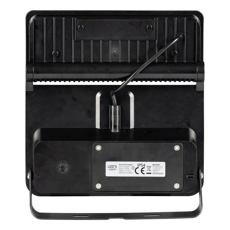 LED's light 0300417 Solar LED Spotlight 12 W Black Motion