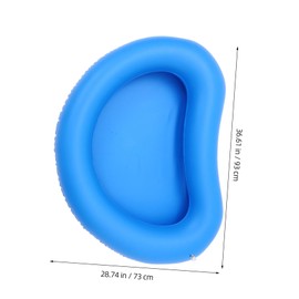 IWOWHERO Inflatable Foot Bath Basin for Camping Portable PVC Foot Soaking Tub for Pool Entry Reduces Dirt Your Pool Easy to Inflate Travel Friendly