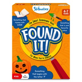 Skillmatics Indoor Scavenger Hunt Card Game - Found It, Learning Toys, Educational, Gifts for Kids, Boys, Girls and Families, for Ages 4, 5, 6, 7, Perfect for Home, School, Playdates