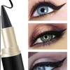 Black Eyeliner Pencil Waterproof Eye Enhancing Stick Solid Thick Gel