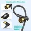 EMK Dual 90° Angle MIDI Cable 2-Pack, 3.5mm TRS to