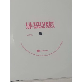 Lil Uzi Vert - Just Wanna Rock White Flexi Vinyl Disc 45 RPM Rap Single LIMITED