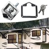 DUZFOREI Stainless Steel T Handle Latch, Folding T-Shape Cam Handle