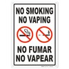 Brimar - 7" x 10" - Bilingual No Smoking No