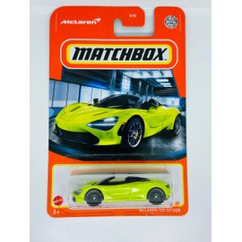 Matchbox 2022 - McLAREN 720 Spider - Lime Green - 3/100 - Mint/NrMint Ships Bubble Wrapped in a Box