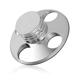 DollaTek LP Turntable Metal Copper 320 g Disc Stabiliser Record Weight/HiFi - Silver