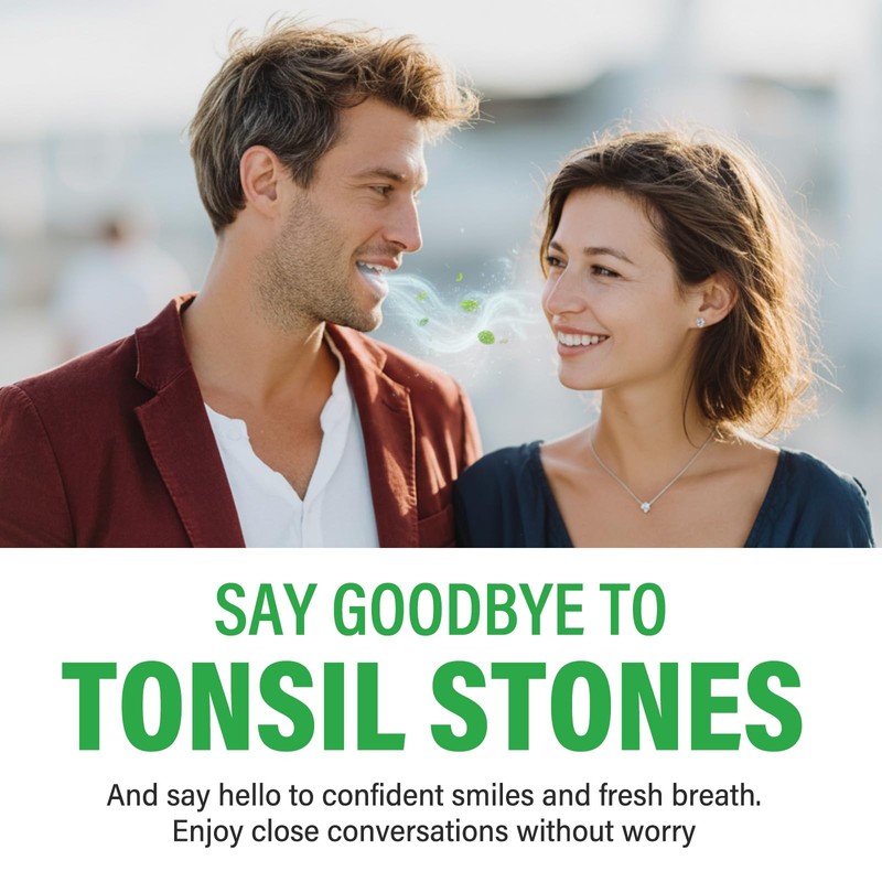 Tonsil Stone Remover Mouthwash,Oral Rinse for Fresh Breath & Dry