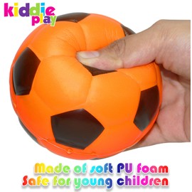 Kiddie Play Set of 4 Balls for Toddlers 4" Soft Soccer Ball for Kids