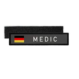 Copytec #30032 Patch Name Badge Medic BW Police BPOL Paramedic Medical Doctor Uniform
