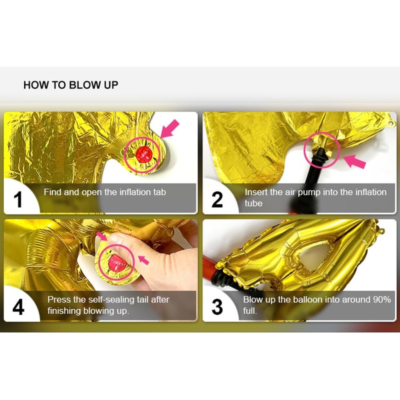 2025 Number Balloons 16 Inch Foil Balloons for New Year