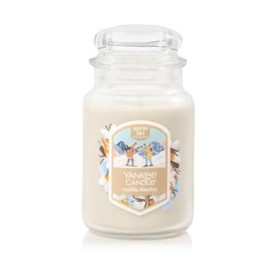 Yankee Candle Après Ski Vanilla Flurries, Classic 22oz Large Jar Single Wick Candle, Over 110 Hours of Burn Time
