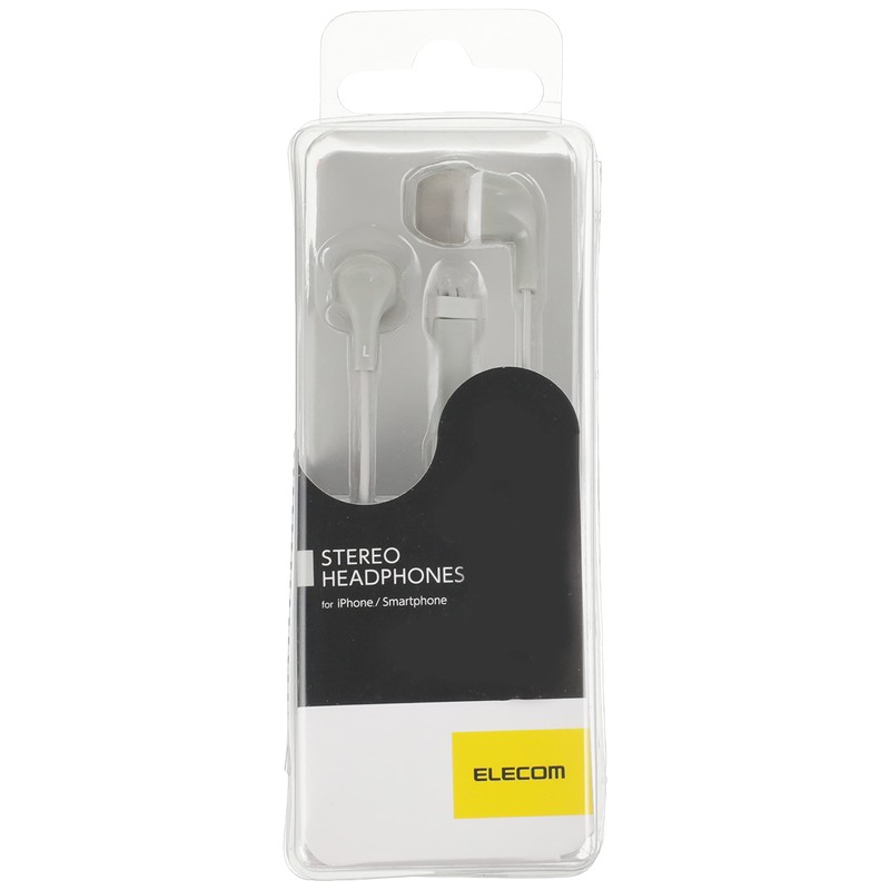 エレコム EHP-CN300MGY ステレオヘッドホン(マイク付) カナル CN300 グレー